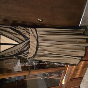 Newport News Silver Pleated Halter Sundress